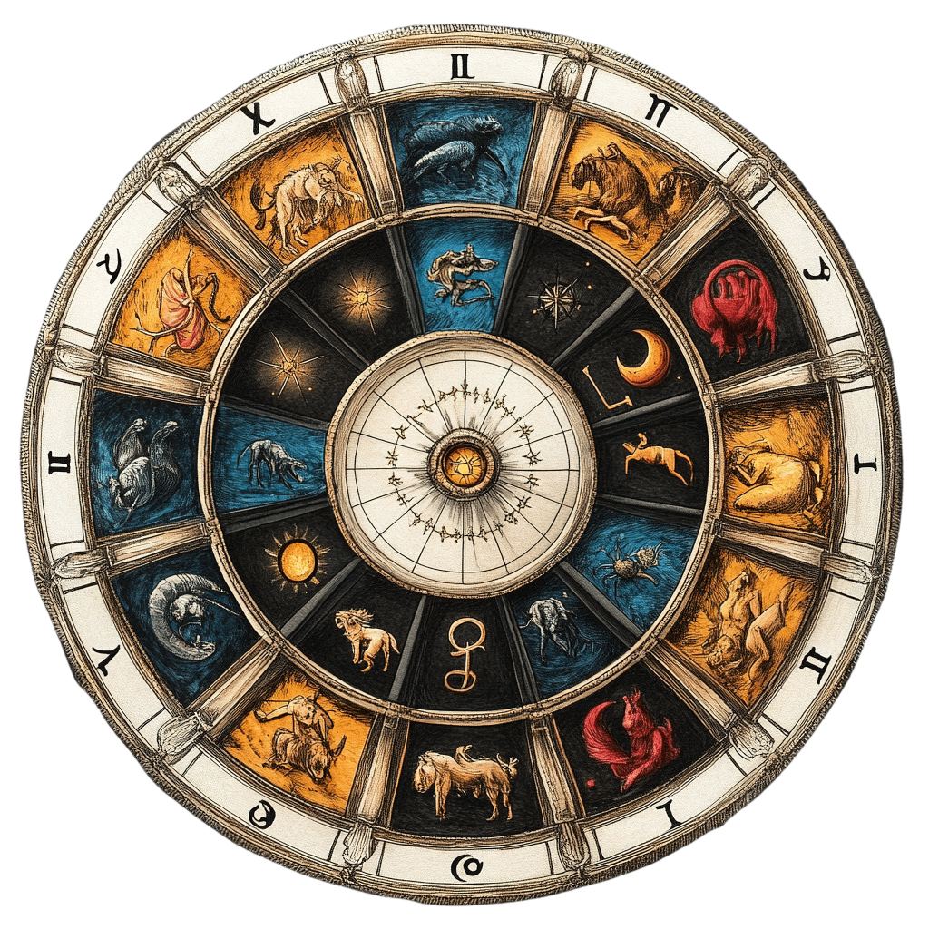 —Pngtree—zodiac wheel png sticker horoscope 20953289